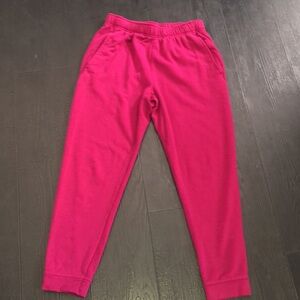 Nike Yoga‎ Sweatpants Men Small Pink Fuchsia Therma-Fit Taper Joggers